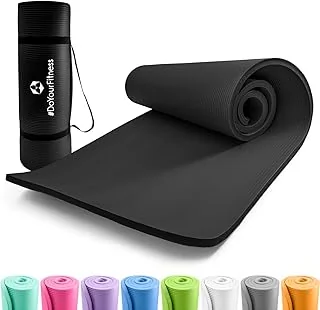 #DoYourFitness tapis de yoga antidérapant | épaisseur de 0,8cm à 2cm | 183cm x 61cm ou XXL 190cm x 100cm | Tapis de gymnastique qui protège les articulations | débutants et avancés | diverses couleurs
