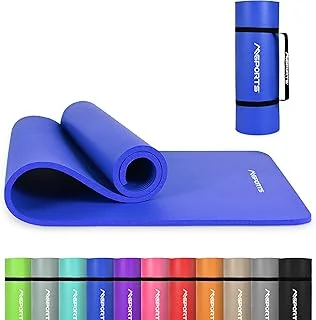 MSPORTS Tapis de Gymnastique Premium – Tapis de Sol Antidérapant pour Fitness, Yoga & Musculation – Disponible en 4 Tailles, et 12 Couleurs Tapis de yoga épais