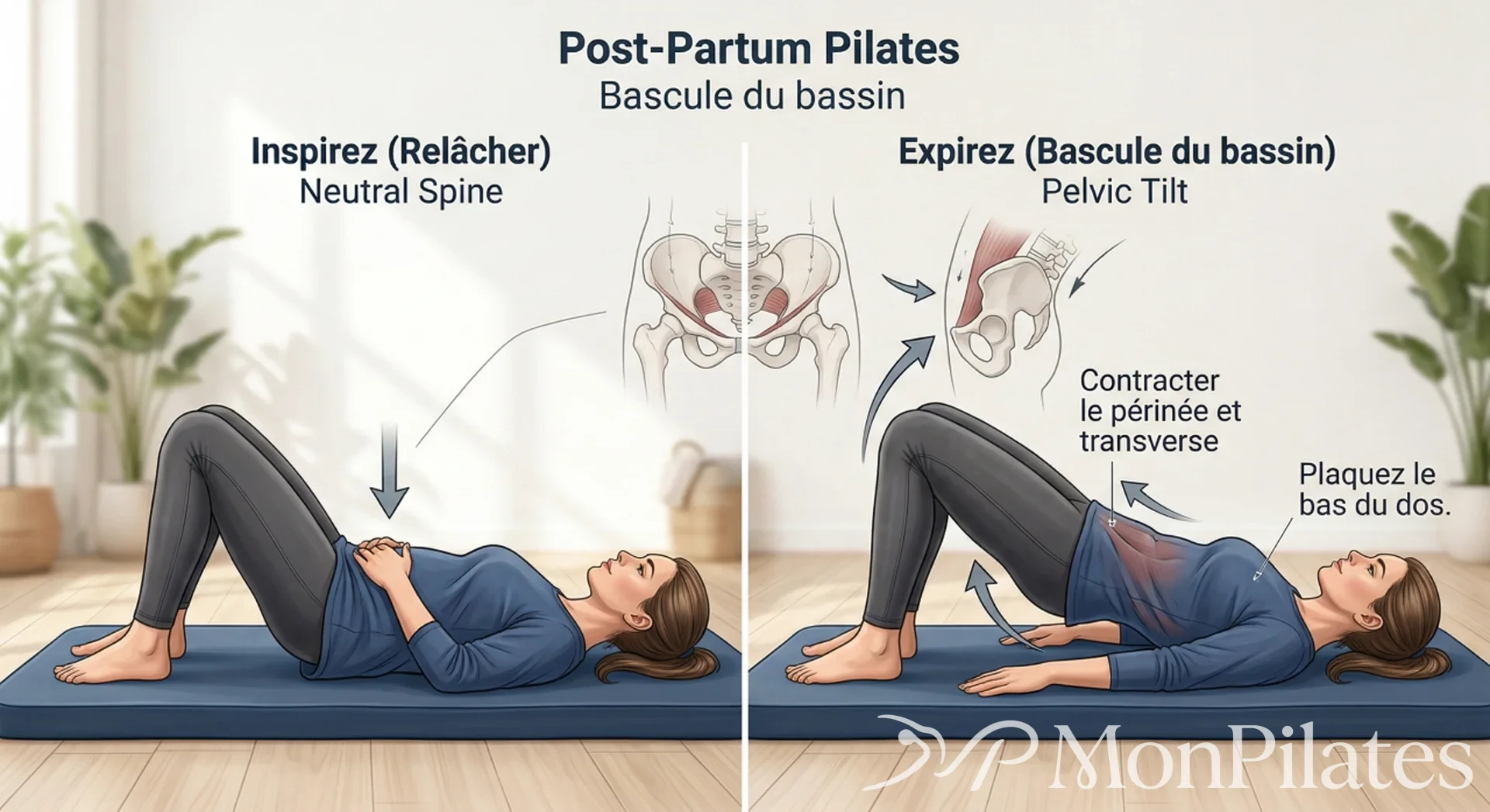 Pelvic Tilts (Bascule du bassin)