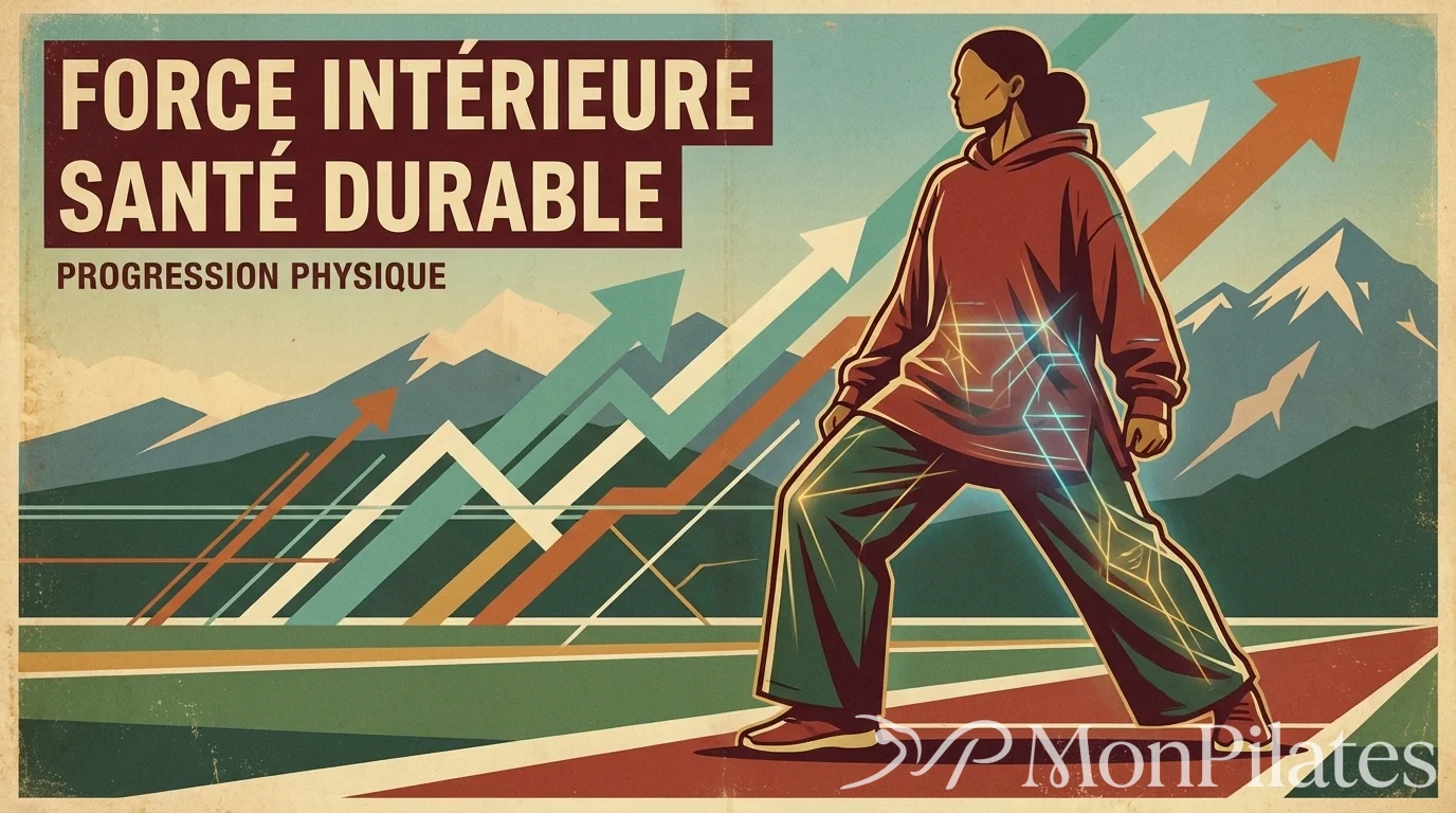 Bienfaits du Lagree Fitness : Pourquoi Vous Allez Trembler — Retro Sport Poster illustration