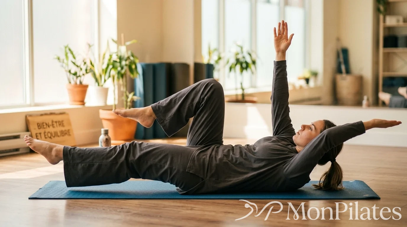 Position de l'insecte mort avec bras et jambe opposés tendus