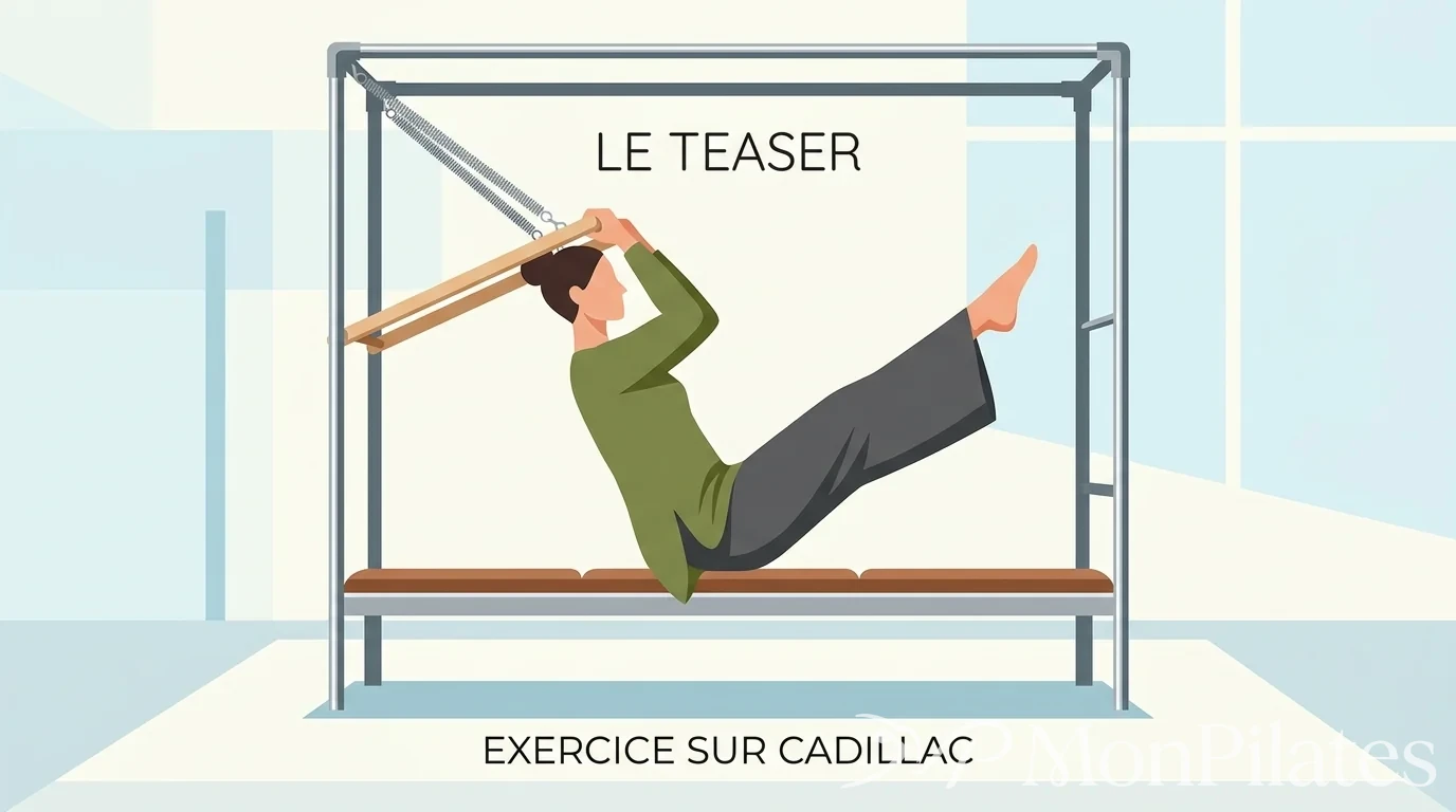 Position du Teaser sur machine Cadillac avec assistance de la barre de poussée