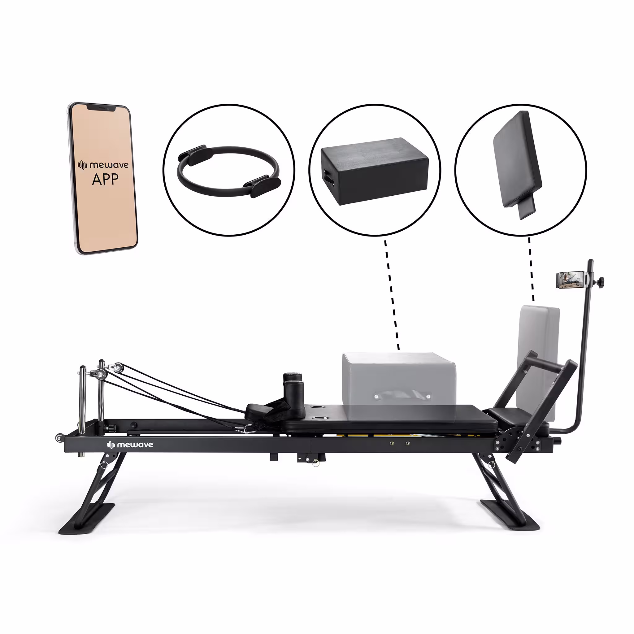 Mewave Pilates Reformer Pro Set