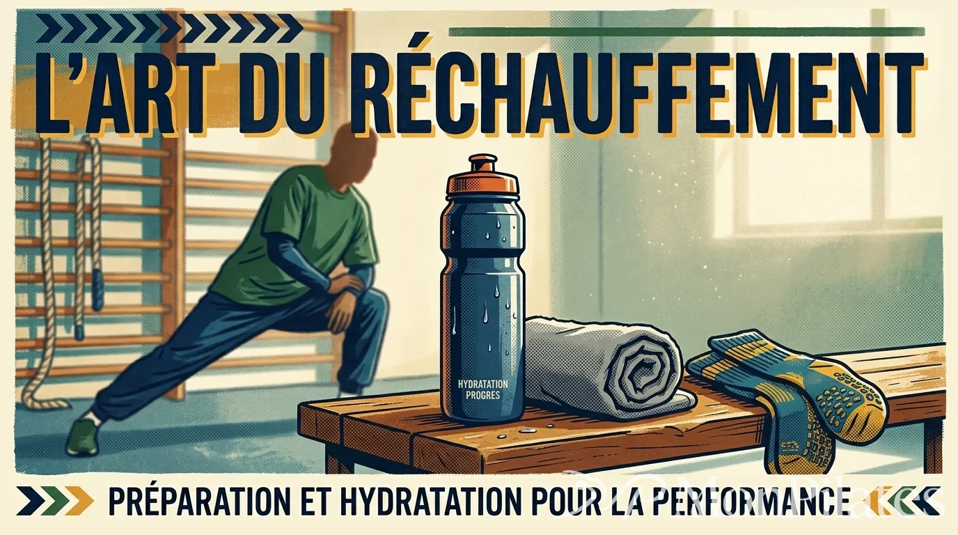 Préparation et Précautions pour une Séance Réussie — Retro Sport Poster illustration